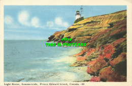 R588566 Light House. Summerside. Prince Edward Island. Canada. 69. Photogelatine - Mondo