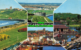 R589284 Scarborough. Color Gloss View Series. Bamforth. 1973. Multi View - Monde