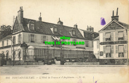 R588582 291. Fontainebleau. LHotel De France Et DAngleterre. N. G. Levy Fils - Monde