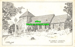 R588332 St. Marys Church. Bepton. Sussex. 1961. C. E. Bartlet - Mondo