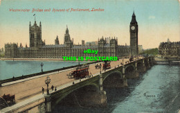 R588955 Westminster Bridge And Houses Of Parliament. London. 38389. Valentines S - Sonstige & Ohne Zuordnung