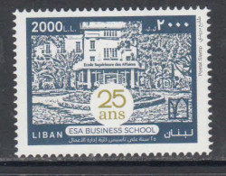 2021 Lebanon Liban ESA Business School Education Complete Set Of 1 MNH - Libano