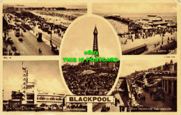 R588599 Blackpool. Tuck. 1953. Multi View - Mondo