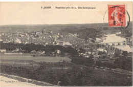 YONNE JOIGNY : PANORAMA PRIS DE LA CÔTE SAINT JACQUES - CIRCULEE VERS THURY - Joigny