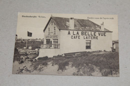BELLE CPA !! BLANKENBERGE - ECLUSE - CAFE LAITERIE " A LA BELLE VUE " - ZICHT 1 - Blankenberge