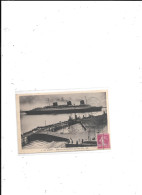 CARTE POSTALE 76 LE HAVRE DEPART DE NORMANDIE POUR NEW YORK VOYAGEE - Non Classés