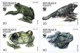 74338 MNH HAITI 1999 RANA ARBORICOLA DE HAITI, IGUANA DE RICORD - Haïti