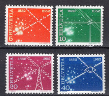 T3411 - SUISSE SWITZERLAND Yv N°517/20 * Telecommunications - Unused Stamps