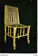 75 PARIS Grand Palais Expo Ramsès Le Grand Oct 1976 Chaise De La Tombe De Sennedjem Du Musée Du Caire VOIR DOS - Caïro