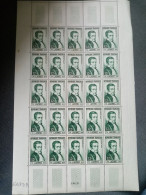 FRANCE.1952. N° 936 Feuille De 25 Ex " LAENNEC " . NEUFS ++ . Côte YT 2023 : 20,00 € - Full Sheets