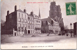 45 ORLEANS -- Place De L'etape Et Le Theatre - Orleans
