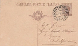 E 85 Montaione Frazionario 25-118 Del 1928 - Poststempel