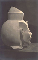 Egypt - CAIRO - The Museum Of Egyptian Antiquities - Head Of Granulated Yellowish-white Limestone - REAL PHOTO Publ. Pho - Musea