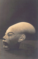 Egypt - CAIRO - The Museum Of Egyptian Antiquities - Head Of Granulated Yellowish-white Limestone - REAL PHOTO Publ. Pho - Musea