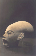 Egypt - CAIRO - The Museum Of Egyptian Antiquities - Head Of Granulated Yellowish-white Limestone - REAL PHOTO Publ. Pho - Museos