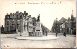 45 ORLEANS - Avenue Dauphine, Statue De J D'Arc. - Orleans