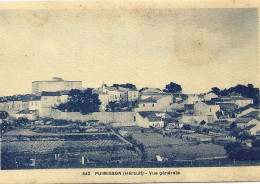 *CPA  - 34 - PUIMISSON - Vue Générale - Other & Unclassified