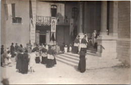 12 MILLAU - CARTE PHOTO - Discours Avant La Benediction Des Cloches - Millau