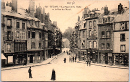 08 SEDAN - La Place De La Halle Et La Rue Du Menil. - Sedan