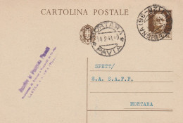 E 82 Lastra A Signa Frazionario 25-96 Del 1941 - Storia Postale