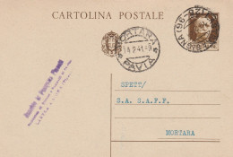 E 82 Lastra A Signa Frazionario 25-96 Del 1941 - Marcophilie