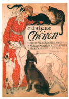 CPM - AFFICHE Publicitaire - CLINIQUE CHÉRON (Chats) - Illustration Th.A.STEINLEN ... Edition Taschen (format 16x11) - Werbepostkarten