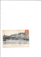 CARTE POSTALE 76 LE HAVRE PLACE GAMBETTA VUE DU BASSIN DU COMMERCE VOYAGEE - Non Classés