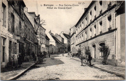 61 MORTAGNE - Rue Sainte Croix Hotel Du Grand Cerf - Mortagne Au Perche
