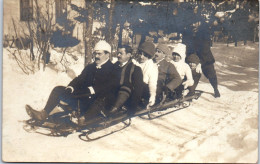 SUISSE - OBWALD - ENGELBERG - CARTE PHOTO - Un Bobsleigh - Other & Unclassified