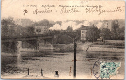 92 ASNIERES - Panorama & Pont De Chemin De Fer. - Asnieres Sur Seine