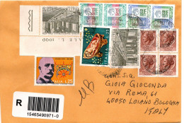 BUSTA CON VARI VALORI SPEDIZIONE IN RACCOMANDATA 2020 - 2011-20: Storia Postale