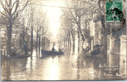 94 LA VARENNE - CARTE PHOTO - La Rue Du Bac En Janvier 1910 - Andere & Zonder Classificatie