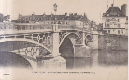 Compiegne Le Pont Neuf Avant Sa Destruction  Carte Postale Animee 1909 - Compiegne