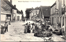 89 NEUVY SAUTOUR - La Place Du Marche  - Neuvy Sautour