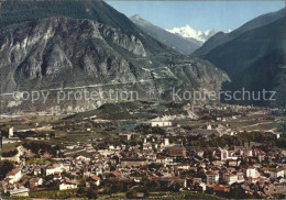 11851818 Sierre VS Vue Sur La Ville Val D  Anniviers Weisshorn Sierre - Andere & Zonder Classificatie