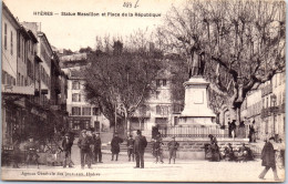83 HYERES - Statue Massillon, Place De La Republique  - Hyeres