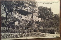 Cpa 24 Dordogne, Les Eyzies, Village Troglodyte Des Girouleaux, éd L.Mercier, Non écrite - Les Eyzies