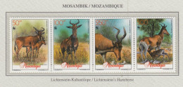 MOZAMBIQUE 1991 WWF  Mi 1231-1234 MNH(**) Fauna 791 - Nuovi