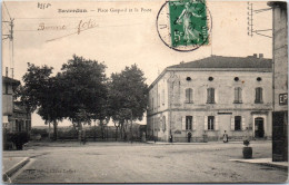 24 SAVERDUN - Place Gaspard & La Poste. - Other & Unclassified