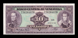 Venezuela 10 Bolívares 1986 Pick 61a Sc Unc - Venezuela