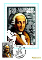 ITALIA ITALY - 2000 BARI 2° Cent. Morte Di NICCOLO' PICCINNI Annullo Fdc Su Cartolina Poste Italiane - 1067 - Muziek