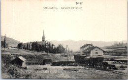 11 CHALABRE - La Gare Et L'eglise. - Other & Unclassified