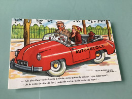 Illustrateur Jean CHAPERON. — AUTO-ECOLE - Andere & Zonder Classificatie