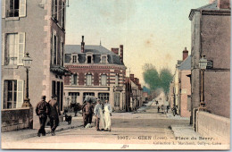 45 GIEN - Place Du Berry (carte Couleurs) - Gien