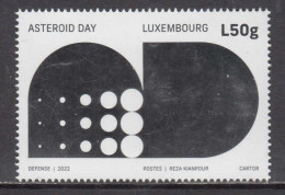 2022 Luxembourg Asteroid Day Space SILVER Complete Set Of 1  MNH - Ungebraucht