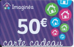 Carte Cadeau - Imaginéa / 50 € - Voir Description -  GIFT CARD /GESCHENKKARTE - Gift Cards