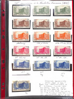 Colonies Générales - 150eme Anniversaire De La Revolution Francaise - Nsg Et X -cote Totale + De 550€ - A Saisir - Collections