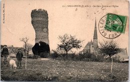 28 GALLARDON - Le Vieux Donjon Et L'eglise  - Otros & Sin Clasificación