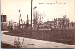 28 AUNEAU - Paysage Sur La Gare Du P.O - Auneau