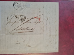 Lettre BATTENHEIM 1843 RUELISHEIM TD ALTKIRCH MULHOUSE - Autres & Non Classés